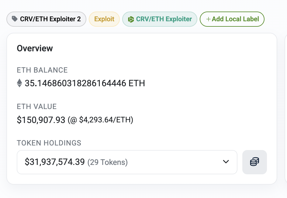 CRV/ETH Exploiter 2